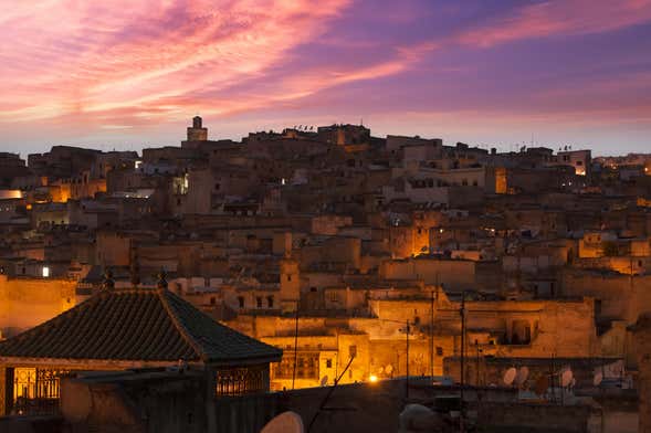 Tour panorâmico ao entardecer